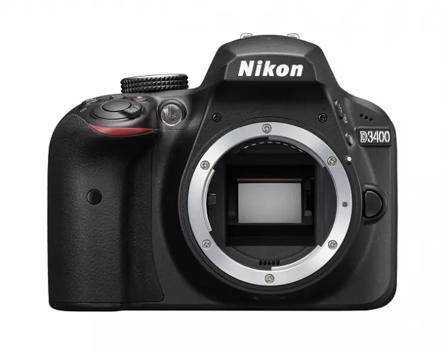 Nikon D3400 GEHÄUSE schwarz, DEMOWARE mit 829 Auslösungen